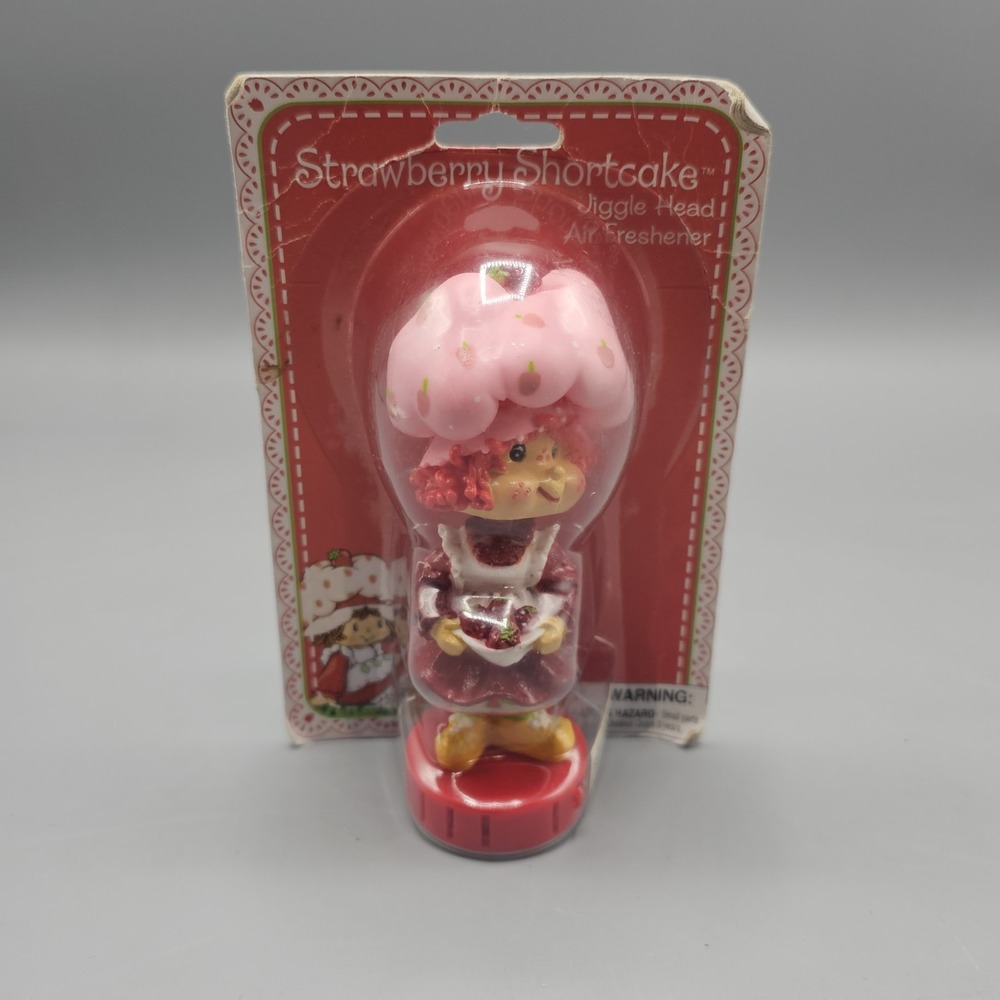 Vtg RARE NIB Strawberry Shortcake Jiggle Head Air Freshener World Of Dic 2003 - Picture 1 of 12
